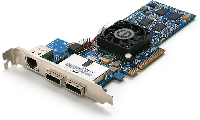 G-Technology G-SPEED eS PRO XL 24TB High Speed Mini-SAS 2U Rackmount RAID Array for Video Editing Applications with PCIe x8 Mini-SAS RAID Controller 0G01775
