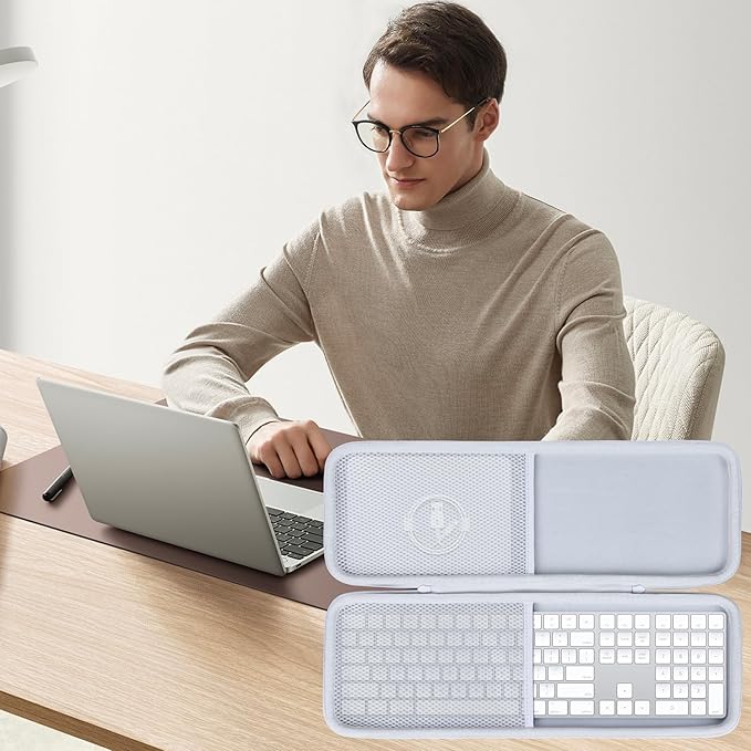 Lebakort Storage Case Compatible with Apple Magic Keyboard with Numeric Keypad Keyboard