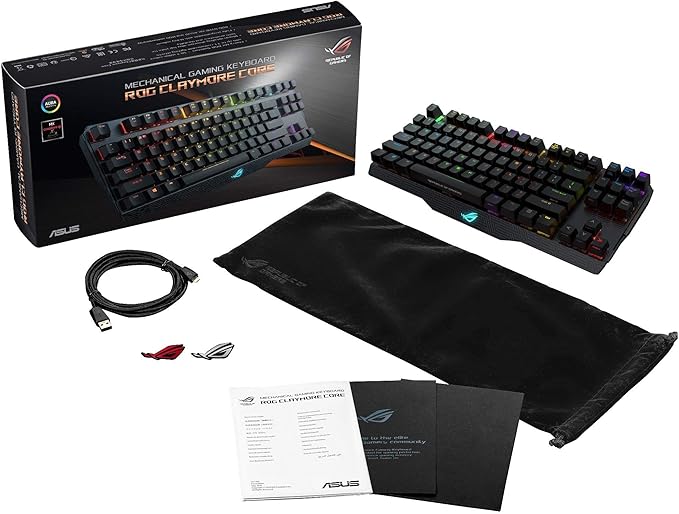 ASUS Mechanical Gaming Keyboard (ROG Claymore Core(Cherry MX Brown)) (Renewed)