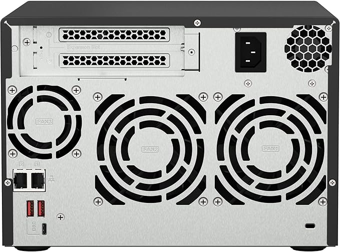 QNAP 6-Bay TS-673A-8G-US (NAS) (Ryzen V1500B, 8GB DDR4, 2X M.2 nVME, 2X 2.5GbE LAN, 2X PCIe x4 Slot, IR, diskless)