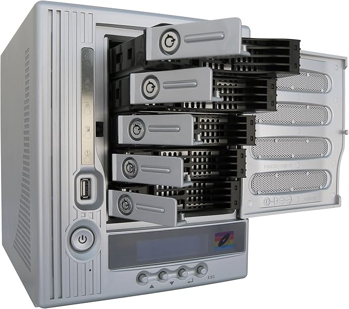 MaxNAS 10 TB ( 5 x 2 TB ) Net Work Attached RAID with iSCSI MXNAS10000