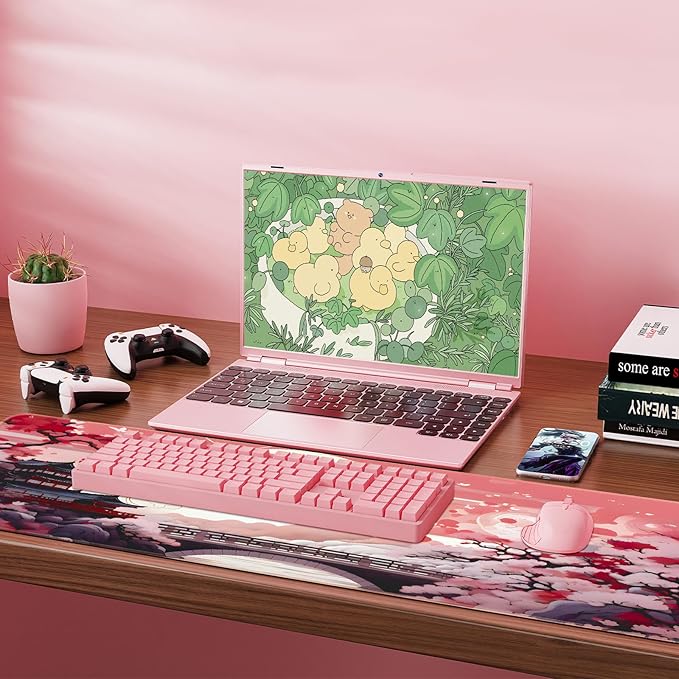 Japanese Large Gaming Mouse Pad 31.5 x 11.8 in Computer Mouse Pad Anime Gaming Mousepad, Expanded Architecture Cute Desk Pad with Nop-Slip Suitable for Home Office