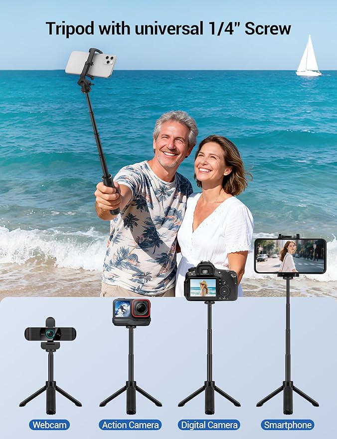 RUWBY QHD 2K Webcam with Built-in Dual Mics, Wide-Angle Lens, Privacy Cover, Tripod Stand, Autofocus Computer Camera, Plug and Play for Desktop PC or Laptop