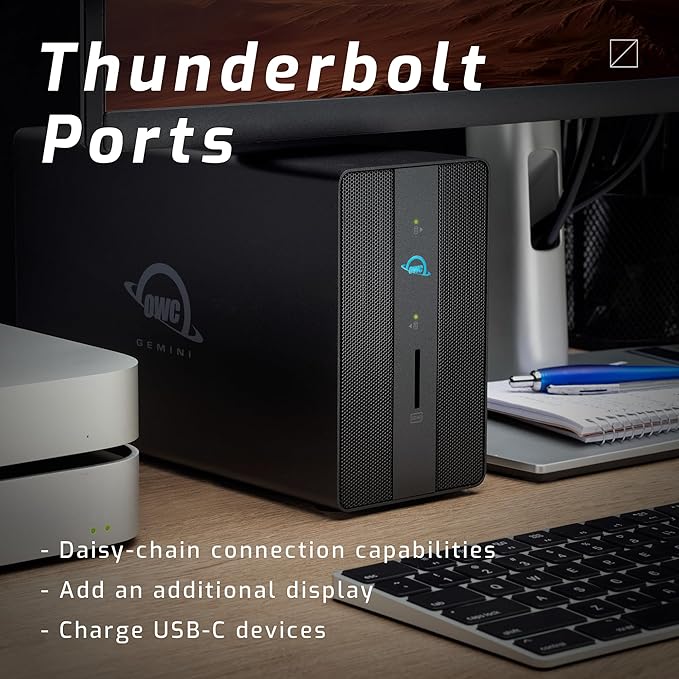 OWC Gemini 8.0TB Thunderbolt 3 Dock and Dual-Drive RAID Solution