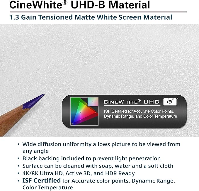 Elite Screens 120-INCH Projector Screen|Outdoor Indoor Movie Screens|16:9 Freestanding Portable Foldable ProjectionStand|Home Theater, OMS120H2