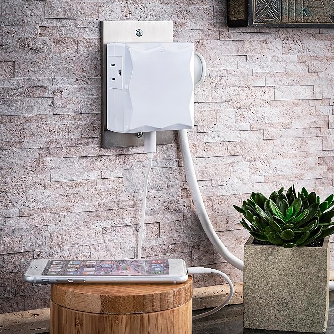 CyberPower P2WU Professional Surge Protector, 500J/125V, 2 Outlets, 3 USB Charge Ports, Wall Tap Design, White