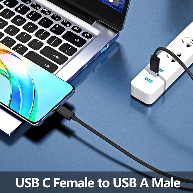 USB to USB C Adapter,USB C Female to USB Male Charger Converter Compatible with Apple Watch Ultra iWatch,Phone 17/16/15/ Pro Max Plus,Pad,S23,Car, Laptop,Charger, Quest Link, etc.9 Packs