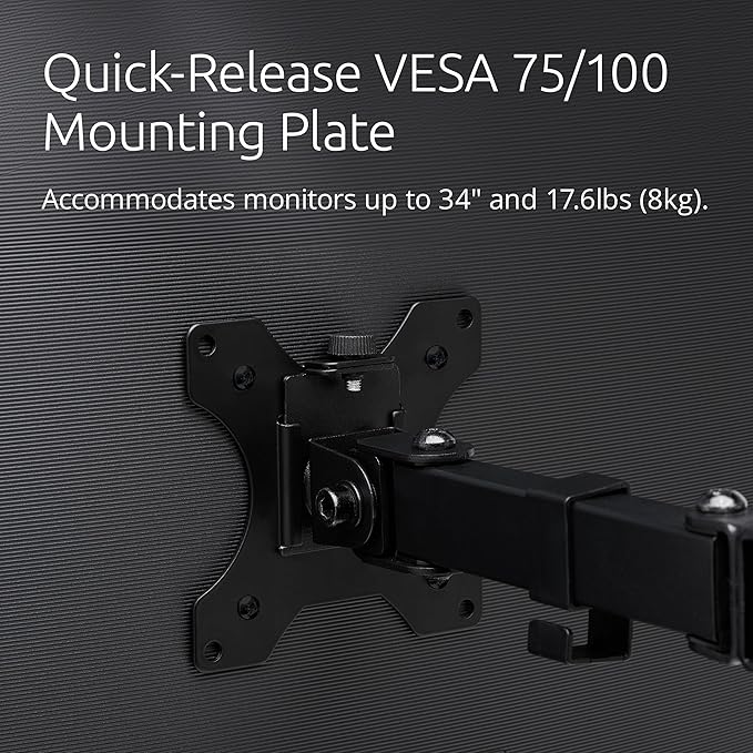 Kensington SmartFit® Ergo Single Extended Monitor Arm (K55408WW)