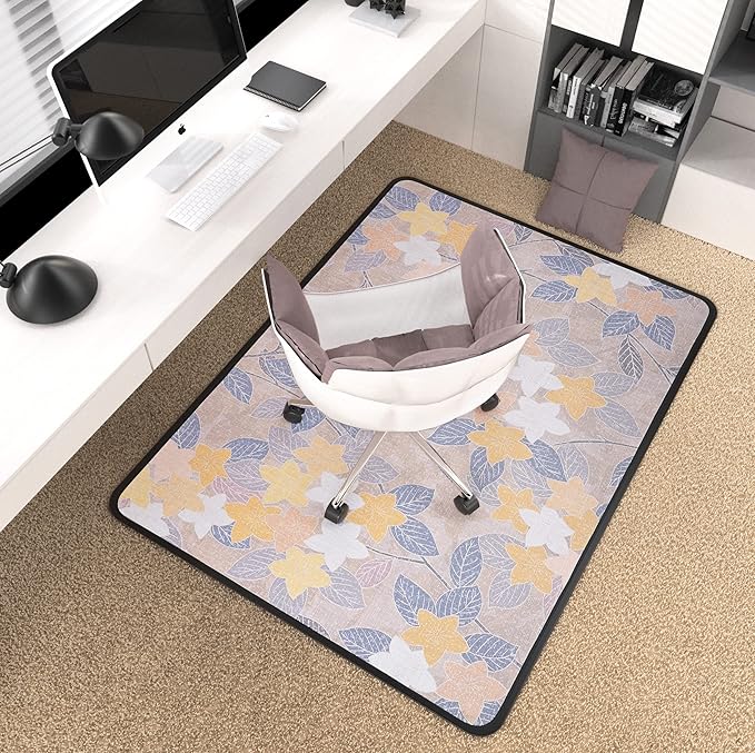Placoot Office Chair Mat for Carpet & Hardwood Floors, 48" x 36" Highly Premium Quality Floor Mat, Desk Chair Mat for Carpeted Floors and HardwoodFloor for Home Office