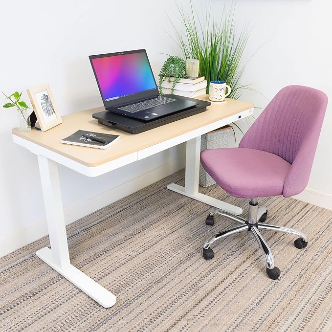 Mount-It! Standing Keyboard Tray, Height Adjustable Keyboard and Mouse Riser for Desk, Sit Stand Keyboard Platform, Large 23.6" x 11.8” Surface for Keyboard, Mouse or Laptop