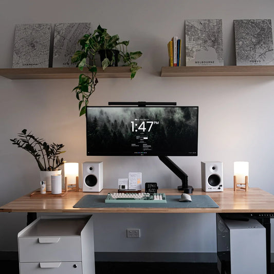 10 Desk Setup Ideas to Create a Clean &amp; Productive Workspace
