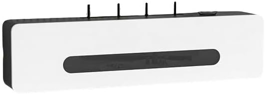 Wall-Mounted WiFi Router Storage Box & Cable Organizer, Punch-Free Wire Management for TV Cabinet, Socket Shield Cover & Set-top Box Rack (Silver, Compact)