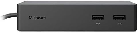Microsoft Surface Dock for Surface Pro 3, Surface Pro 4, and Surface Book with 4 USB Ports and Ethernet and USB 3.0 Hardware Interface (Black)