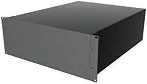 RM4U1922SBK, Enclosure; Rack Mount/Desktop; Extruded Alum; 4U; 19in; Solid; Black; 7x16.6x22