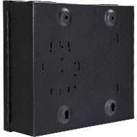 Gruber Fiber Enclosure, WM, 10.8"x12"x4", 2 Door, 4 Panel, BLK