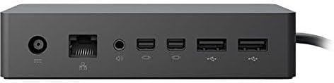 Microsoft Surface Dock for Surface Pro 3, Surface Pro 4, and Surface Book with 4 USB Ports and Ethernet and USB 3.0 Hardware Interface (Black)