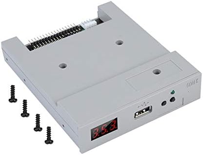 3.5in SSD Floppy Drive Emulator,SFR1M44 U100 1.44MB FAT32 USB SSD Floppy Drive Emulator&CD Screws,Plug and Play,Easy to Install,for Industrial Control Equipment