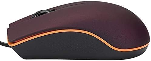 Guiheng Ergonomic Wired Mouse - USB Computer Mouse for Right or Left Hand, Durable Clicks for PC, Laptop, Desktop, Chromebook, Notebook, Mac (Black)