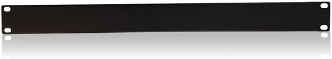 Logilink 19 Zoll Solid White Panel 1U, Black
