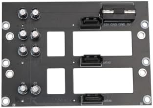 JMT NAS Chassis Adapter SATA 2.5/3.5 inch Hard Drive Backplane 6G High Speed Storage Server Backplane with SATA7P Interface (NAS-S 3Bay)