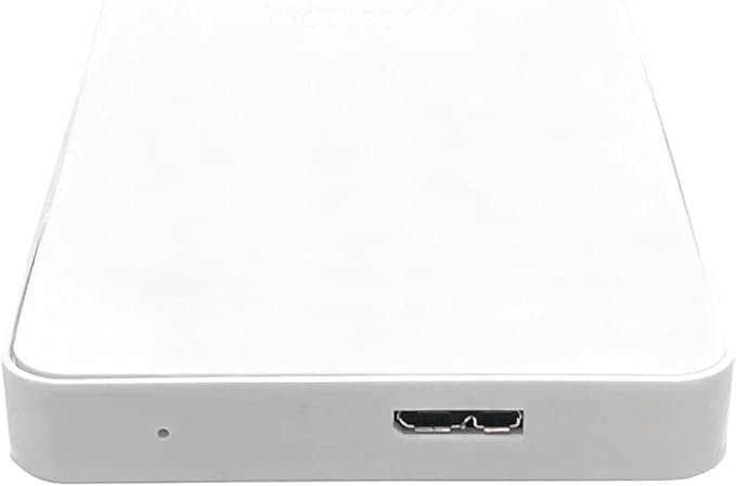 Avolusion Z1-S 1TB USB 3.0 Portable External Gaming Hard Drive - White (for PS4, Pre-Formatted)