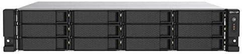 QNAP TS-1273AU-RP-8G-US 12 Bay High-Performance Rackmount NAS with 2 x 2.5GbE Ports, Redundant PSU