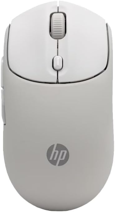 HP 400 Quiet Wireless Mouse, Dual Bluetooth & 2.4GHz, Soft Silicone, Quiet Clicks, Microsoft Wheel, 24-Month Battery, 6000 DPI, Ambidextrous, Eco-Friendly Design, Multi-OS, Maple