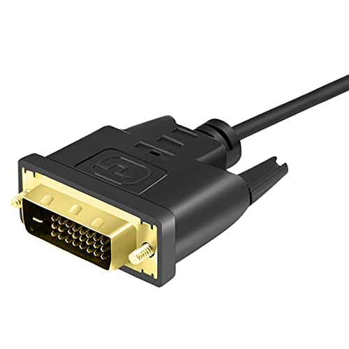 Twozoh Micro HDMI to DVI Cable 3.3FT, Micro HDMI 1.4 to DVI 24+1 Pin Male to Male Cable Support 1080P Full HD