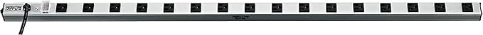 Tripp Lite 16-Outlet Bench & Cabinet Power Strip, 48in Length, 15A 120V, 15ft / 4.57M Cord with 5-15P Plug, Black, (PS4816)