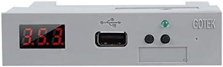 3.5in SSD Floppy Drive Emulator,SFR1M44 U100 1.44MB FAT32 USB SSD Floppy Drive Emulator&CD Screws,Plug and Play,Easy to Install,for Industrial Control Equipment