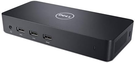 Dell USB 3.0 Ultra HD/4K Triple Display Docking Station (D3100) (Renewed)