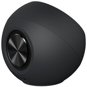 Creative Pebble V2 - Minimalistic 2.0 USB-C Powered Desktop Speakers, 3.5 mm AUX-in, Up to 8W RMS Power for Computers and Laptops, Type-A Adapter Included and Extended Cable (Black)