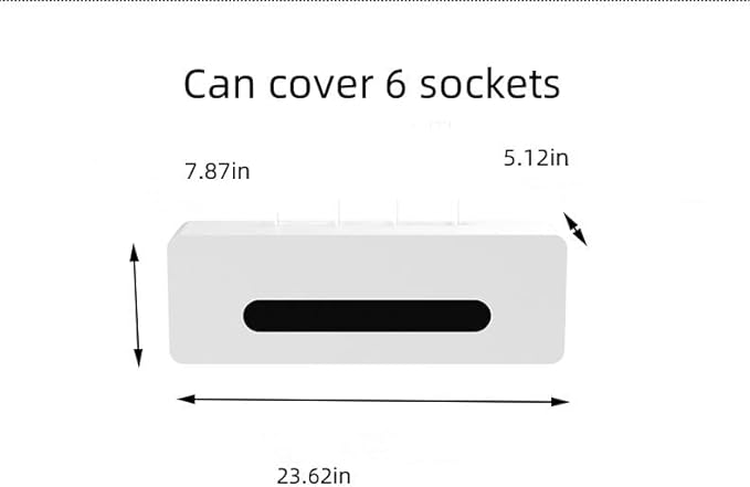 Wall-Mounted WiFi Router Storage Box & Cable Organizer, Punch-Free Wire Management for TV Cabinet, Socket Shield Cover & Set-top Box Rack (Silver, Compact)