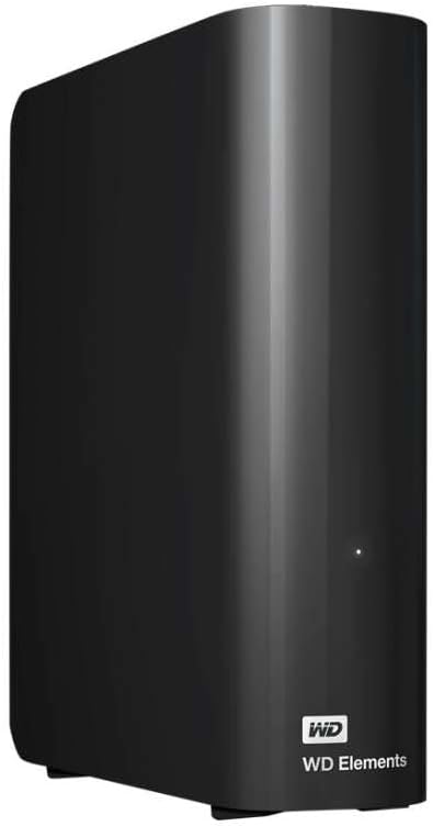 Wd Elements Black 4tb EU-Plug USB 3.0/2.0 3.5in