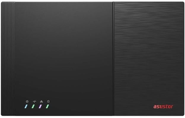 Asustor Flashstor 6 FS6706T 24TB NAS Bundle, 6-Bay All-SSD, 6 x 4TB M.2 SSDs, 8GB DDR4, Dual 2.5GbE Ports, Quad-Core CPU