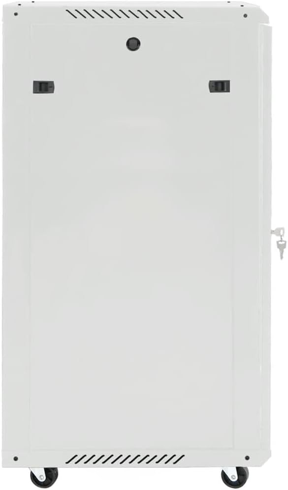 15U Network Cabinet 19" IP20 Black 23.6" x 17.7" x 33.9" (Gray,60 x 45 x 86 cm)