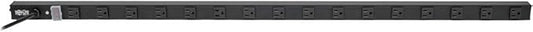Tripp Lite 16-Outlet 48 inch Power Strip, 120V, 15A, NEMA 5-15R, 5-15P Plug with 15 Foot / 4.57M Cord, Vertical, Metal, Black, (PS4816B)