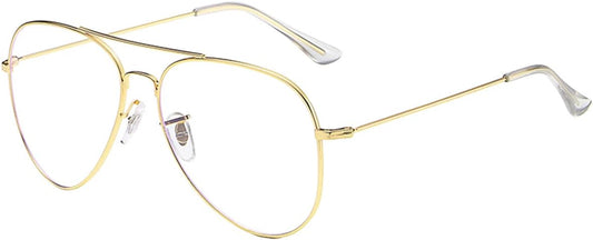 Dollger Blue Light Blocking Glasses women Anti Glare UV Filter Computer Gaming Glasses Retro matal square Eyeglasses Frame