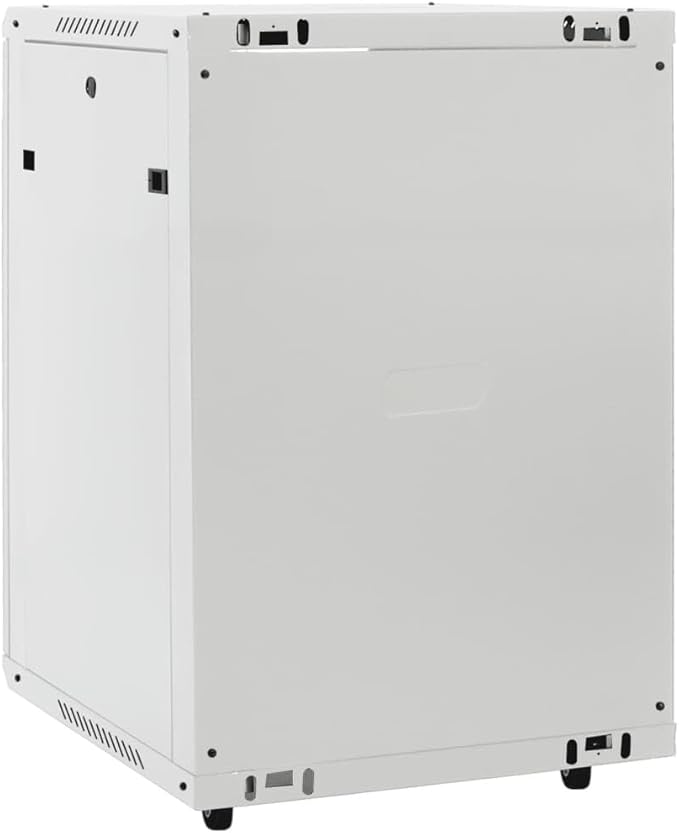 15U Network Cabinet 19" IP20 Black 23.6" x 17.7" x 33.9" (Gray,60 x 45 x 86 cm)