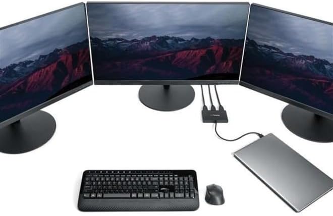 StarTech.com 3-Port USB-C Multi-Monitor Adapter, USB Type-C to 3x HDMI MST Hub, Triple 1080p 60Hz HDMI Laptop Display Extender / Splitter, Extra-Long Built-In Cable, Windows Only (MSTCDP123HD)