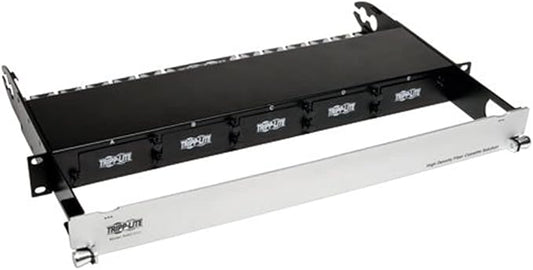 Tripp Lite High Density Fiber Enclosure Panel, 1U, 5-Cassette Capacity (N482-01U)
