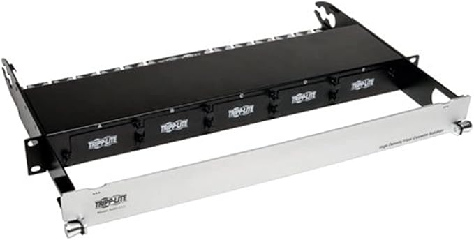 Tripp Lite High Density Fiber Enclosure Panel, 1U, 5-Cassette Capacity (N482-01U)