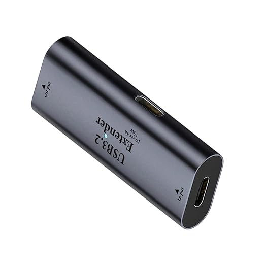 cablecc Active Repeater USB 3.0 Adapter Type-C Female to Type-C Female Extender with Chipset for Camera Printer Computer