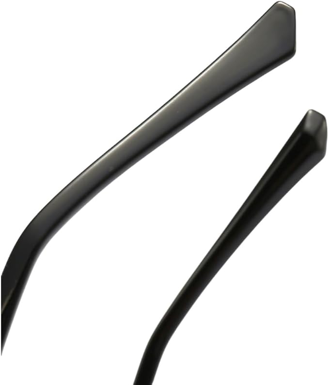 Shiratori New Vintage Fashion Half Frame Semi-Rimless Clear Lens Glasses