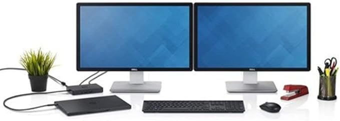 Dell WD15 Monitor Dock 4K with 130W Adapter, USB-C, (450-AFGM、6GFRT) (Renewed)