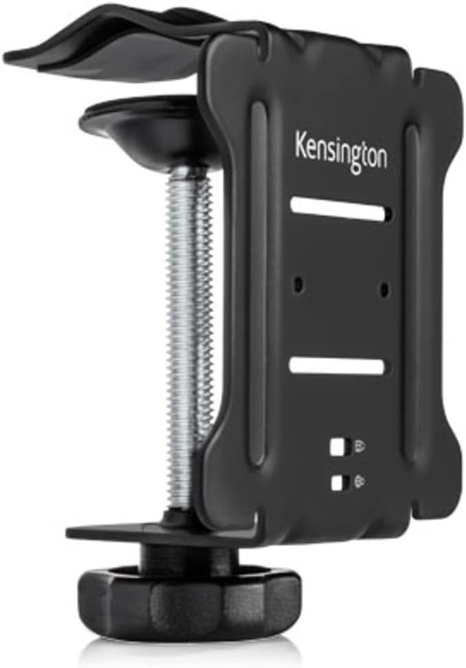 Kensington Docking Station Mounting Bracket, Vesa Mounting Compatible, Adjustable Clamp for Docking Station with Vesa Mounting Holes (K34050WW)