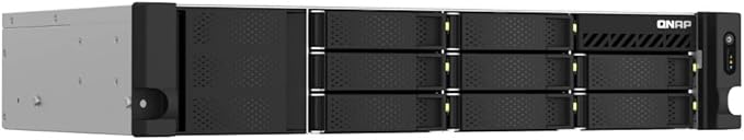 QNAP TS-864eU-8G Black 8-Bay NAS Server, Intel Celeron N5095, 8GB DDR4, 2x 2.5GbE, Rack Mount, Metal, Server, CPU