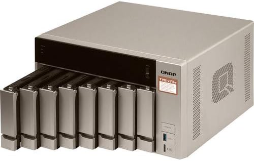 QNAP Turbo NAS TVS-873e NAS Server, AMD RX-421BD, 32GB DDR4, 2TB SSD for Ultra Fast Storage, 32TB HDD, Radeon R7 Graphics, RAID, QTS 4.3 Operating System