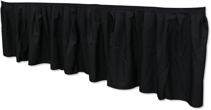 Elite Screens Projector Projection Screen Drape Kit Accessory Uniquely Designed for Yard Master 2/ Yard Master 2 WraithVeil® Dual Series 90″-135″ Models - Black Skirt, ZOMS2-DK