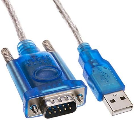 axGear New USB 2.0 to RS232 COM Port 9 Pin Serial DB25 DB9 Adapter Cable Converter